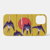 Dans van de zwaluwen Case-Mate iPhone case (Achterkant (horizontaal))