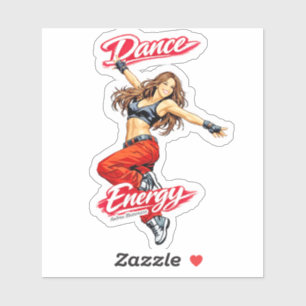 Dans van Energie en Vrijheid Sticker