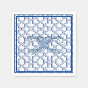 Dans van het Bord Blauwgarnaal Servet