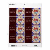 DANS VAN HONIJNEN MET VIER ELEMENTEN ETIKET (Full Sheet)