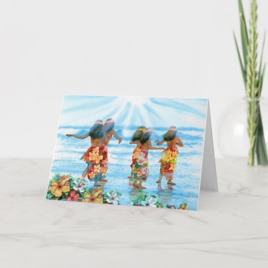 DANS VAN HULA KAART (Voorkant)