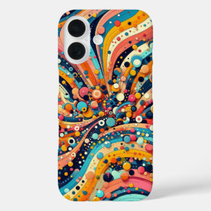Dans van kleuren: Dynamische telefoon / iPad-hoesj iPhone 16 Hoesje