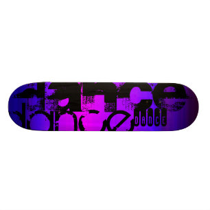 Dans; Vibrant Violet Blue en Magenta Skateboard