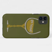 Dans Vino Veritas coque iphone personnalisé (Dos (Horizontal))