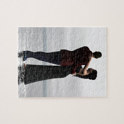 "Dans with me"-dansende paar Legpuzzel (Horizontaal)