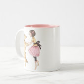 "Dansant avec la tasse de mon chien" (Devant gauche)