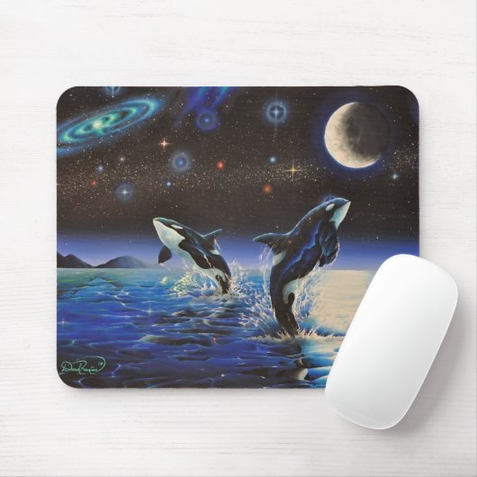 Dansant dans les étoiles, tapis de souris (Avec souris)