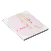 Dansbaletslippers Notitieblok (Schuin)