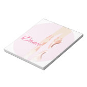 Dansbaletslippers Notitieblok (Gedraaid)