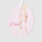 Dansbaletslippers Ornament (voorkant)