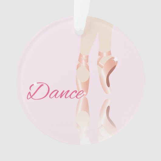 Dansbaletslippers Ornament (voorkant)