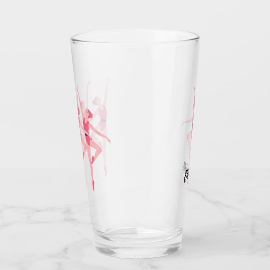 Dansballerina personalisatie glas (Rechts)