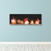 Dansbeweging 2 canvas afdruk (Insitu (Houten vloer))