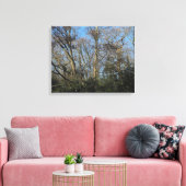 Dansbomen van het wilde hout canvas afdruk (Insitu (Woonkamer))