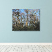 Dansbomen van het wilde hout canvas afdruk (Insitu (Houten vloer))
