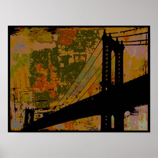 Dansbrug ~ Afdrukken/Poster Poster (Voorkant)