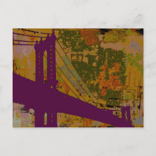 Dansbrug ~ Briefkaart/uitnodigingen Briefkaart