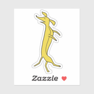 Dansdachshund Sticker