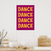 Dansdans Poster (Keuken)