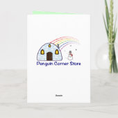 Dansdocent Kerstballetschoenen Feestdagen Kaart (Achterkant)