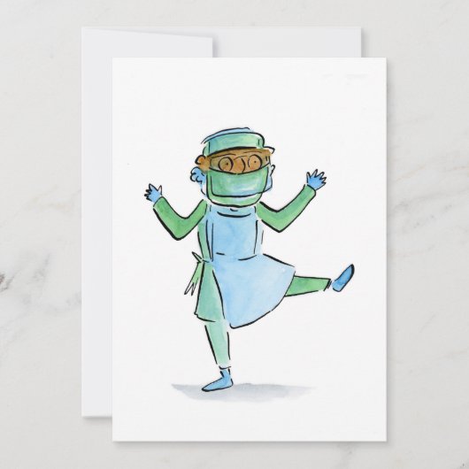 dansdokter kaart (Voorkant)