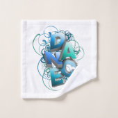 Danse 3D (printemps) (Gant de toilette)