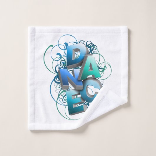 Danse 3D (printemps) (Gant de toilette)