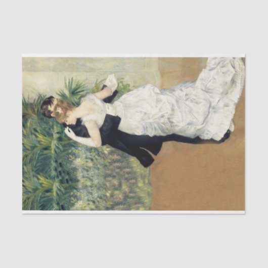 Danse à la ville, Auguste Renoir (1883) Tissuepapier (Voorkant)