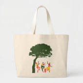 DANSE AFRIKAANSE zak Grote Tote Bag (Voorkant)