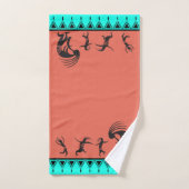 Danse amérindienne Kokopelli (Serviette à main)
