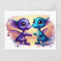 *~* Danse AP48 PHOTO Invitation Dragon Dino Carte 