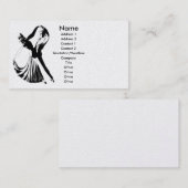 Danse avec moi modèle de carte de profil (Devant / Derrière)