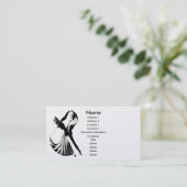 Danse avec moi modèle de carte de profil (Debout devant)