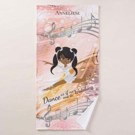 Danse Ballerina Girl - Danse (Serviette de bain)