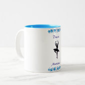 Danse Ballerina Stars Mug (Devant gauche)