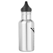 Danse Ballet Couple Métal Bouteille d'eau (Gauche)