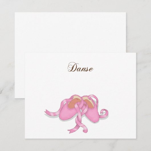 "Danse" Ballet Slippers (Voorkant / Achterkant)