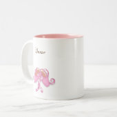 "Danse" Ballet Slippers Tweekleurige Koffiemok (Voorkant links)