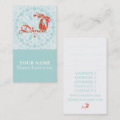 DANSE - Carte de visite (Devant / Derrière)