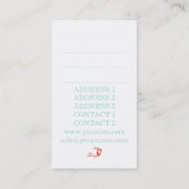 DANSE - Carte de visite (Dos)