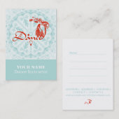 DANSE - Carte de visite (Devant / Derrière)