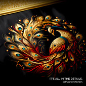 Danse colorée Peacock