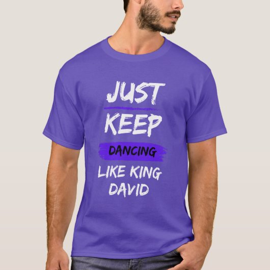 Danse comme King David Tshirt (Devant)