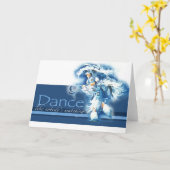 Danse, comme personne carte de voeux de (Fleur jaune)