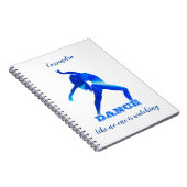 Danse - Comme personne ne regarde - Carnet (Côté Droit)