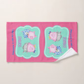 Danse comme personne ne regarde de joyeux cochons  (Serviette à main)