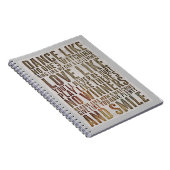 DANSE COMME PERSONNE NE REGARDE LE JOURNAL CARNET (Côté Droit)