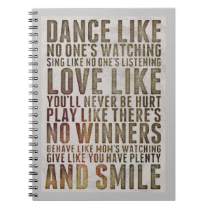 DANSE COMME PERSONNE NE REGARDE LE JOURNAL CARNET