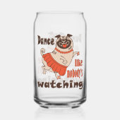 Danse comme personne ne regarde poule Carlin chien (Recto)