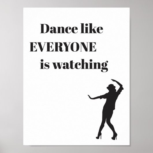 Danse comme tout le monde regarde - Poster (Devant)